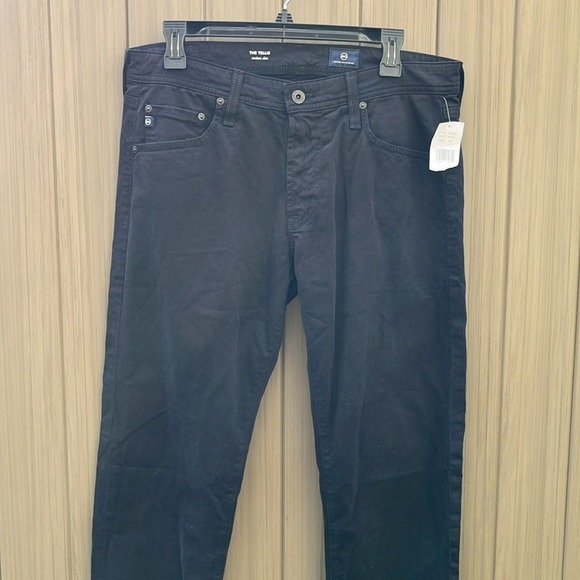 AG Adriano Goldschmied The Tellis Modern Slim Navy Blue Mens Jeans Pants 34x32 - Picture 3 of 12